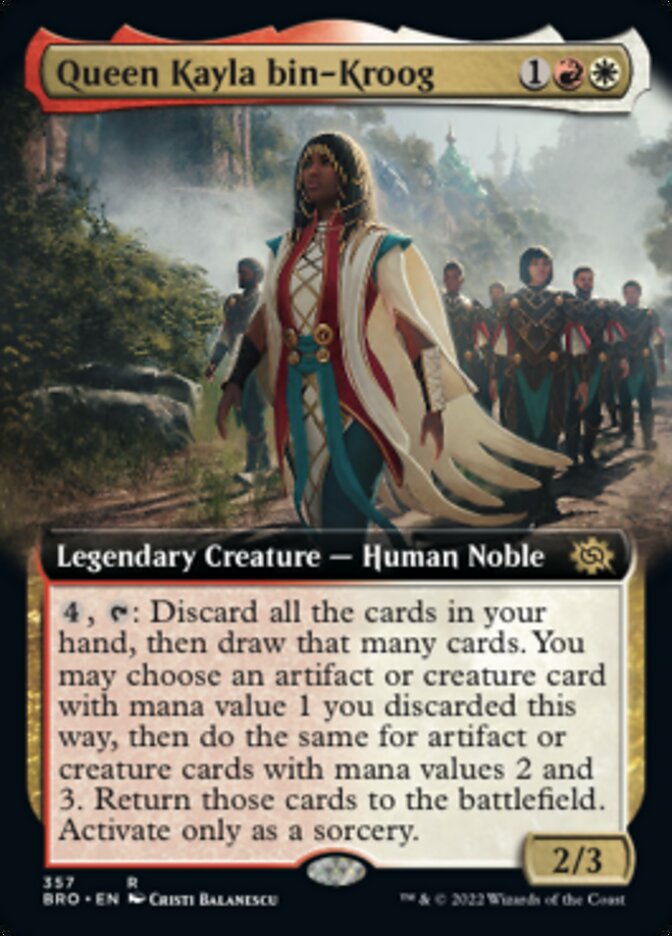 Queen Kayla bin-Kroog (Extended Art) [The Brothers' War] | L.A. Mood Comics and Games