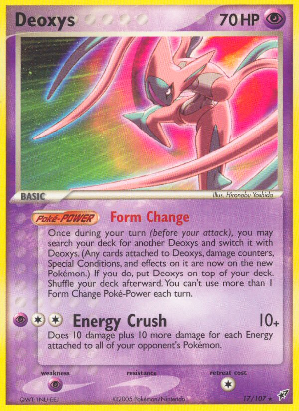 Deoxys (17/107) [EX: Deoxys] | L.A. Mood Comics and Games