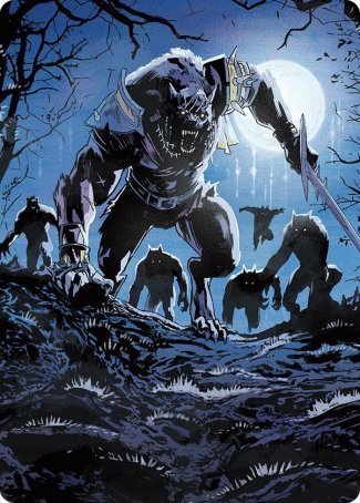 Tovolar, the Midnight Scourge 2 Art Card [Innistrad: Midnight Hunt Art Series] | L.A. Mood Comics and Games