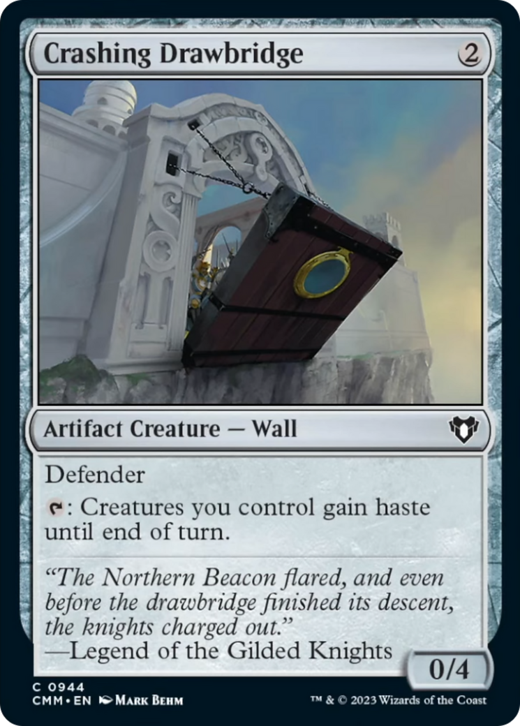 Crashing Drawbridge [Commander Masters] | L.A. Mood Comics and Games