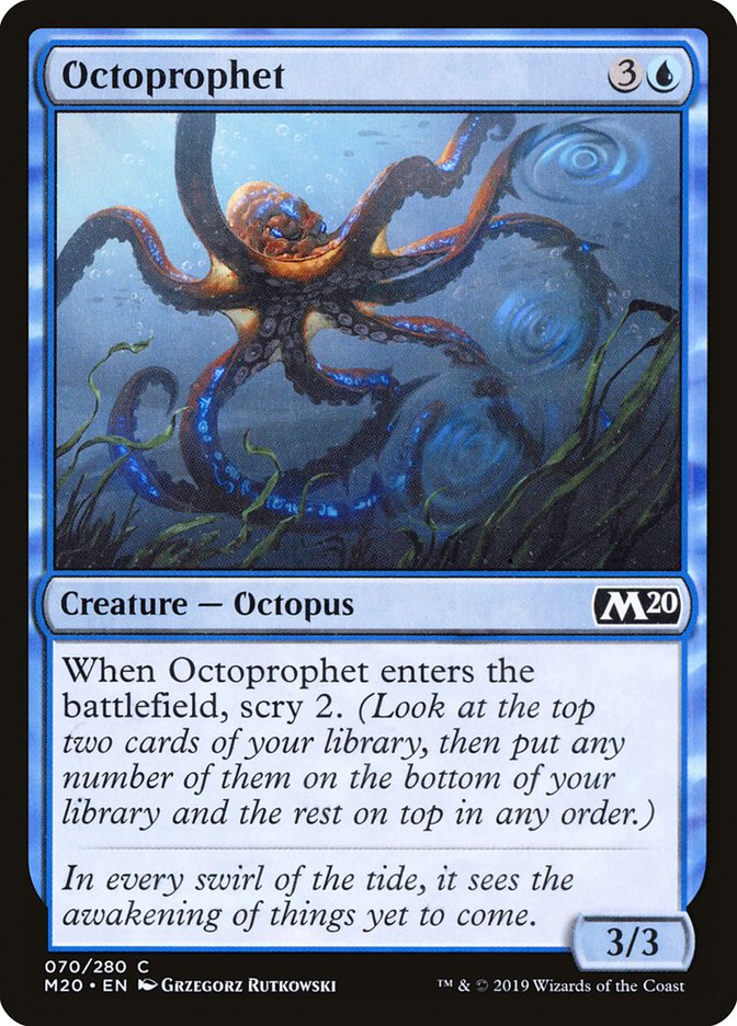 Octoprophet [Core Set 2020] | L.A. Mood Comics and Games