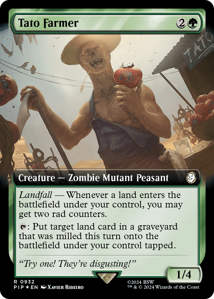 Tato Farmer (Extended Art) (Surge Foil) [Fallout] | L.A. Mood Comics and Games