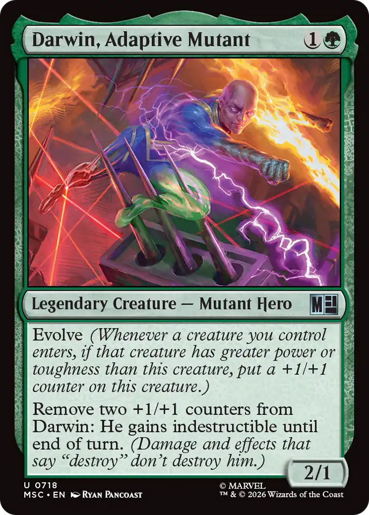 Darwin, Adaptive Mutant [Marvel Super Heroes Commander] | L.A. Mood Comics and Games