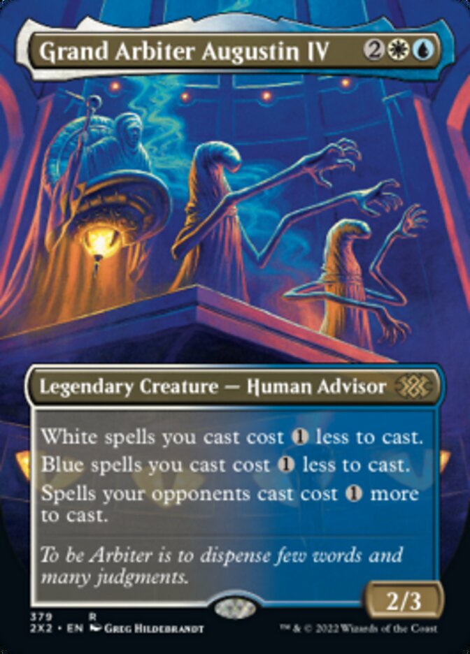 Grand Arbiter Augustin IV (Borderless Alternate Art) [Double Masters 2022] | L.A. Mood Comics and Games