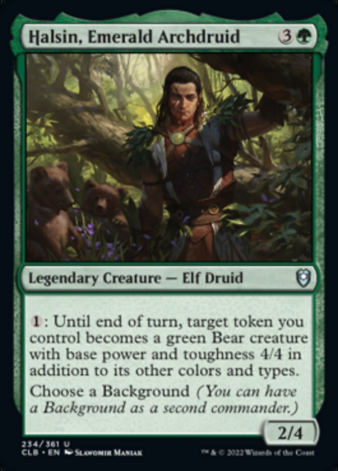 Halsin, Emerald Archdruid [Commander Legends: Battle for Baldur's Gate] | L.A. Mood Comics and Games