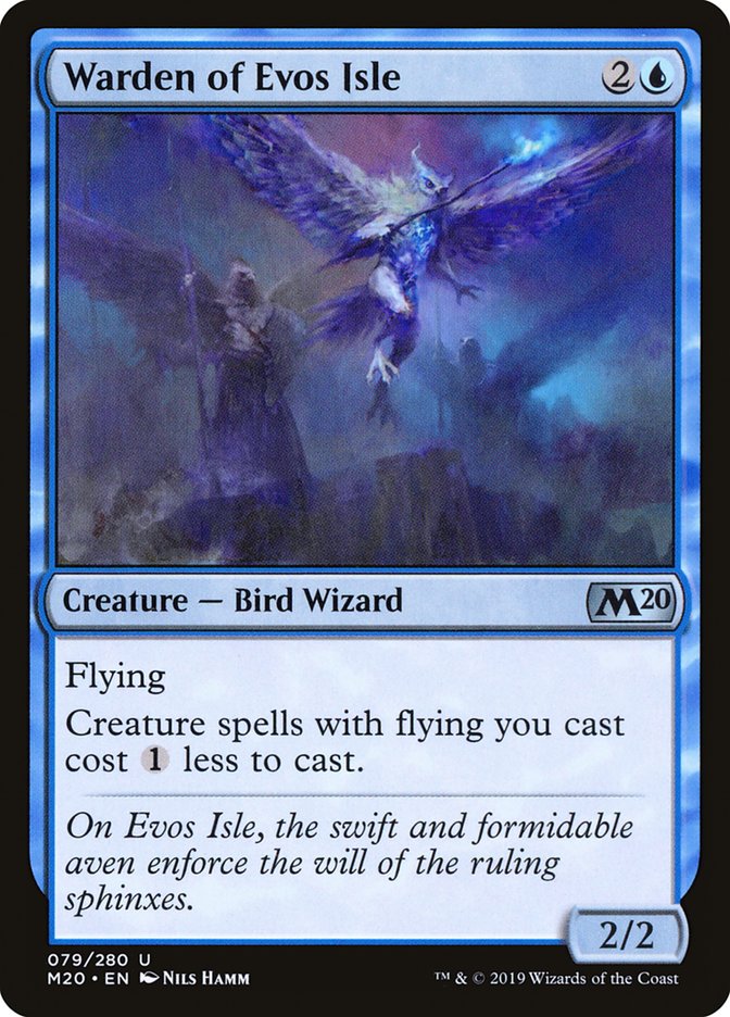 Warden of Evos Isle [Core Set 2020] | L.A. Mood Comics and Games