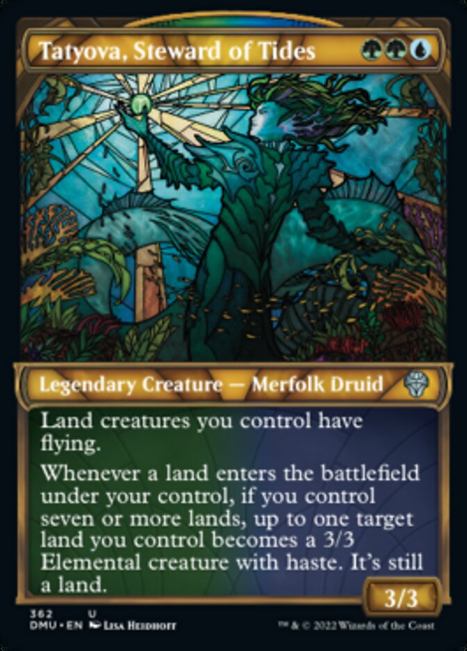 Tatyova, Steward of Tides (Showcase Textured) [Dominaria United] | L.A. Mood Comics and Games