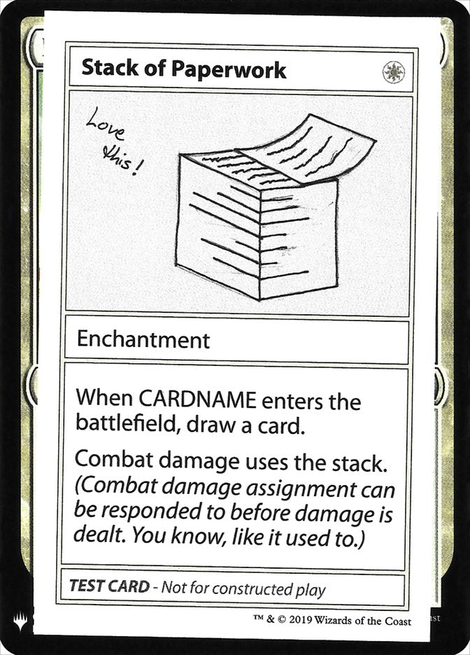 Stack of Paperwork [Mystery Booster Playtest Cards] | L.A. Mood Comics and Games
