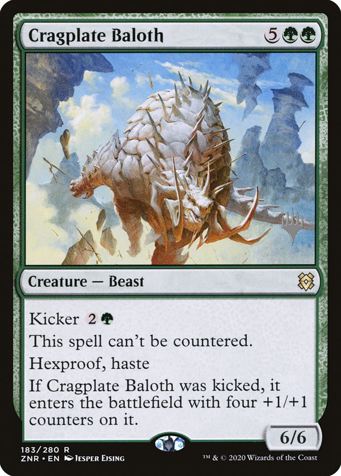 Cragplate Baloth (Promo Pack) [Zendikar Rising Promos] | L.A. Mood Comics and Games