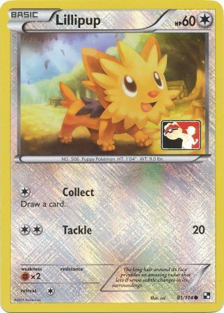 Lillipup (81/114) (League Promo) [Black & White: Base Set] | L.A. Mood Comics and Games