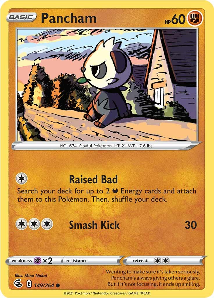 Pancham (149/264) [Sword & Shield: Fusion Strike] | L.A. Mood Comics and Games