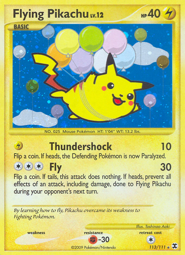 Flying Pikachu (113/111) [Platinum: Rising Rivals] | L.A. Mood Comics and Games