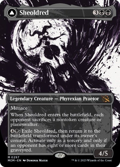 Sheoldred // The True Scriptures (Showcase Planar Booster Fun) [March of the Machine] | L.A. Mood Comics and Games