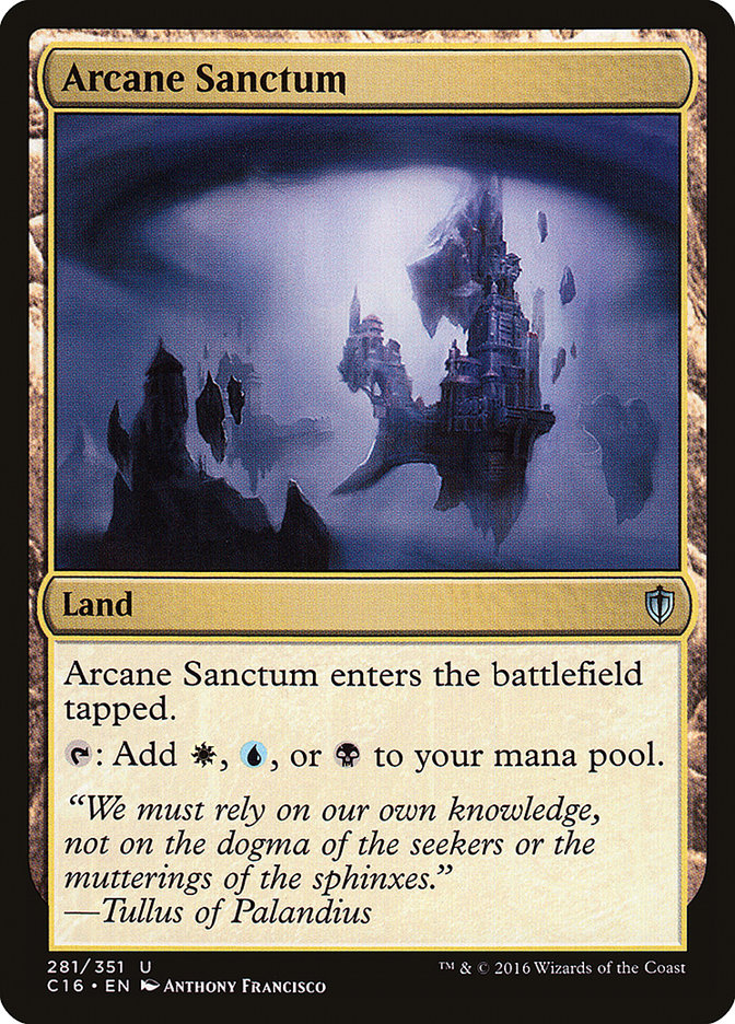 Arcane Sanctum [Commander 2016] | L.A. Mood Comics and Games
