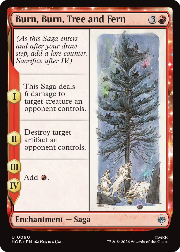 Burn, Burn, Tree and Fern [The Hobbit] | L.A. Mood Comics and Games