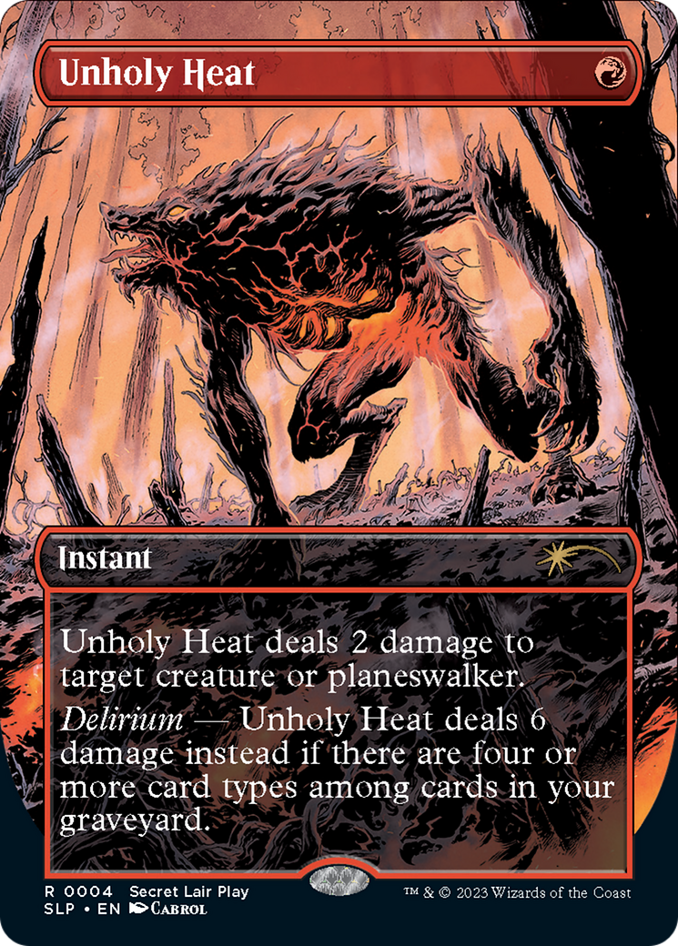 Unholy Heat (Borderless) [Secret Lair Showdown] | L.A. Mood Comics and Games