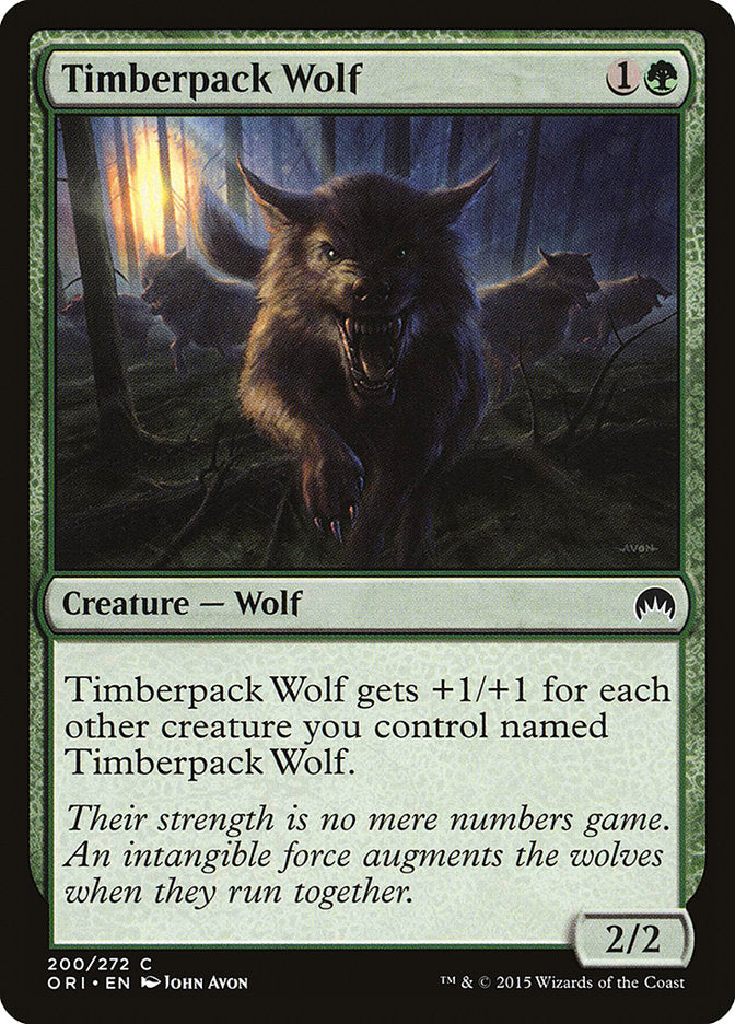 Timberpack Wolf [Magic Origins] | L.A. Mood Comics and Games