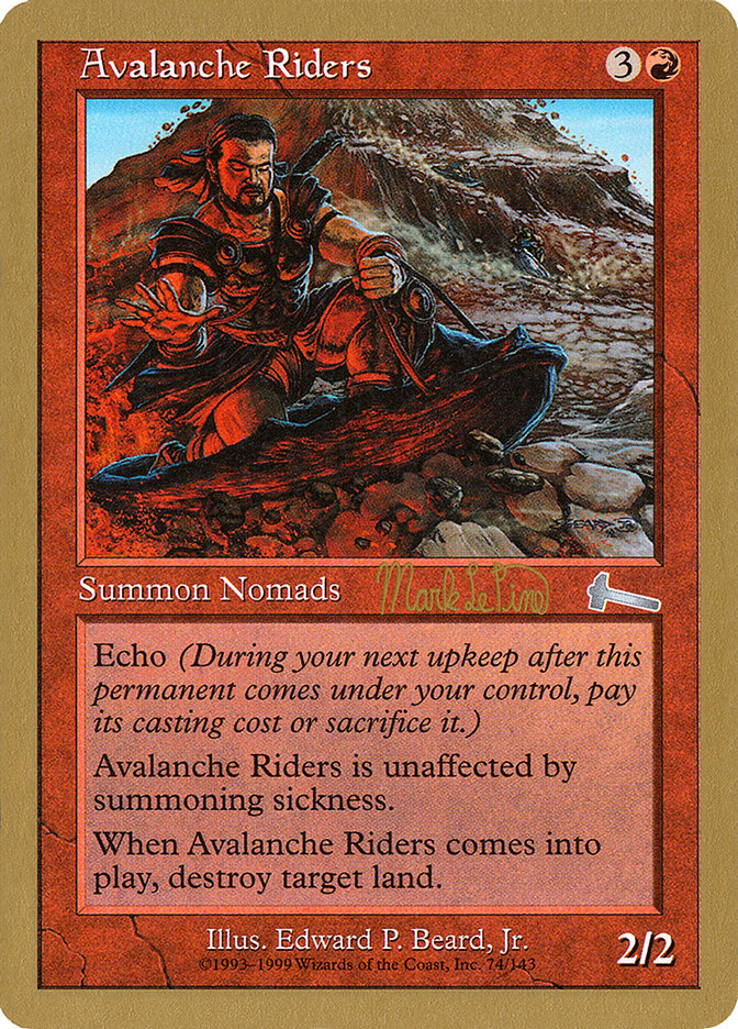 Avalanche Riders (Mark Le Pine) [World Championship Decks 1999] | L.A. Mood Comics and Games