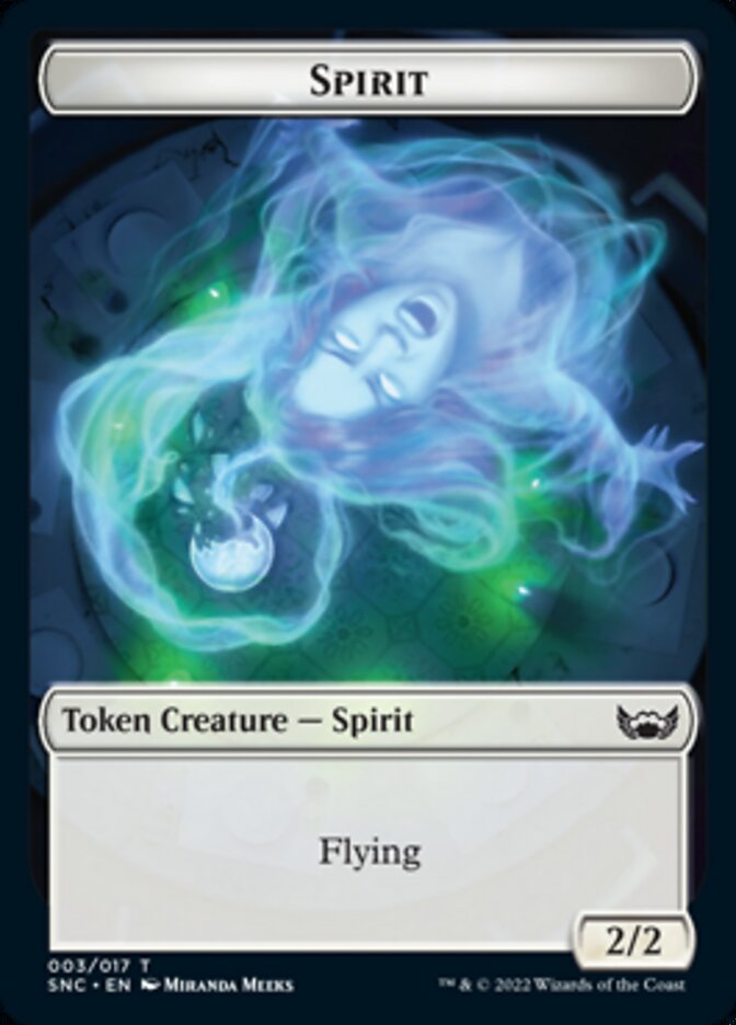 Devil // Spirit Double-Sided Token [Streets of New Capenna Tokens] | L.A. Mood Comics and Games
