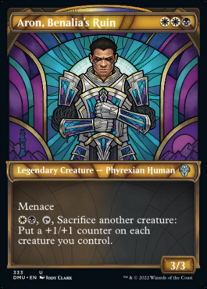 Aron, Benalia's Ruin (Showcase Textured) [Dominaria United] | L.A. Mood Comics and Games