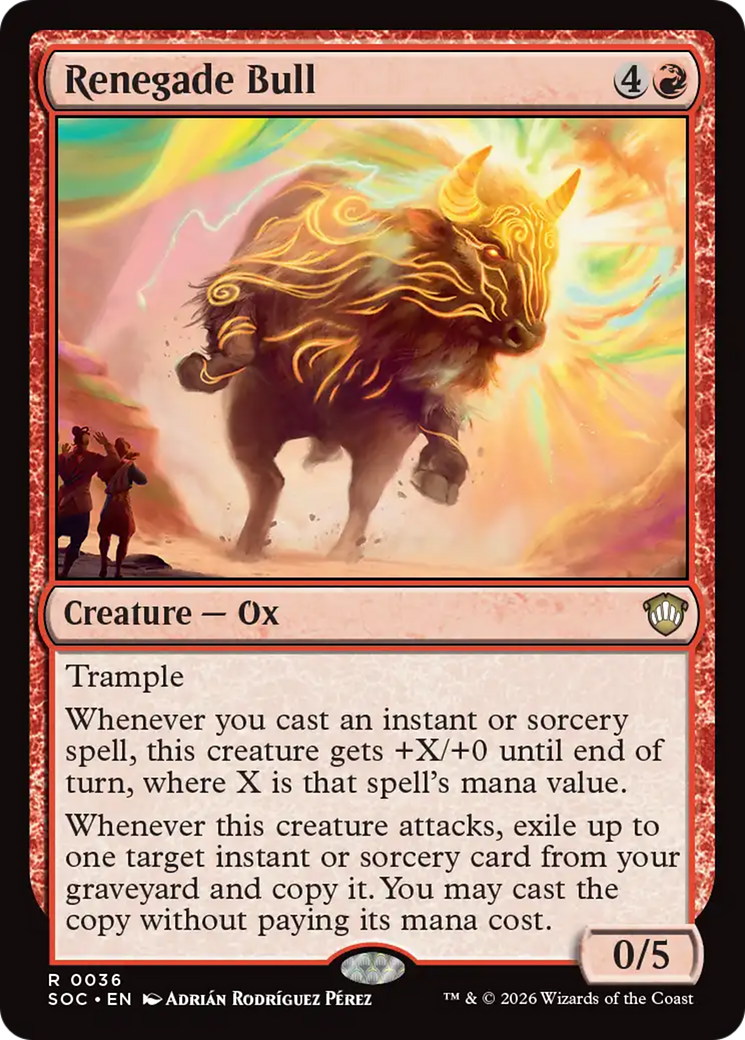 Renegade Bull [Secrets of Strixhaven Commander] | L.A. Mood Comics and Games