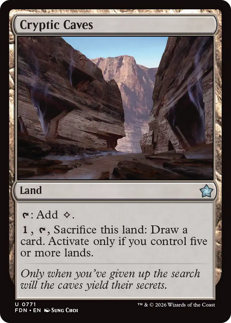Cryptic Caves (0771) [Foundations] | L.A. Mood Comics and Games