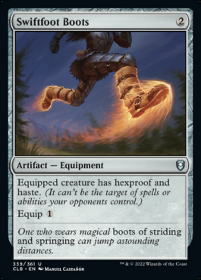 Swiftfoot Boots [Commander Legends: Battle for Baldur's Gate] | L.A. Mood Comics and Games