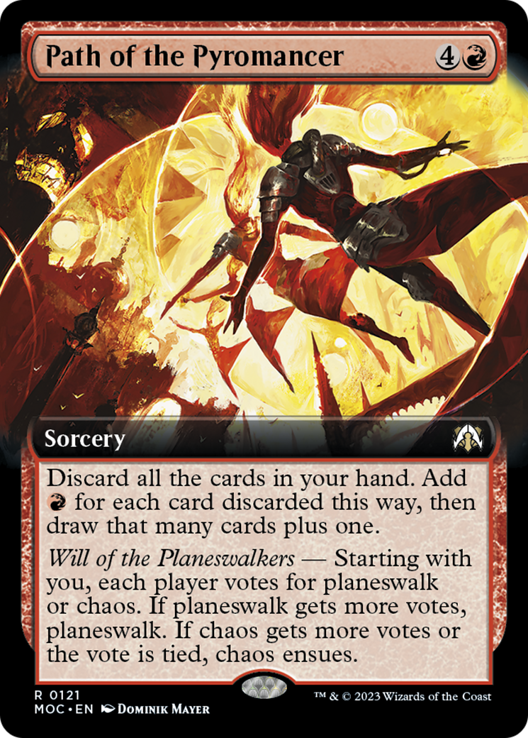Path of the Pyromancer (Extended Art) [March of the Machine Commander] | L.A. Mood Comics and Games