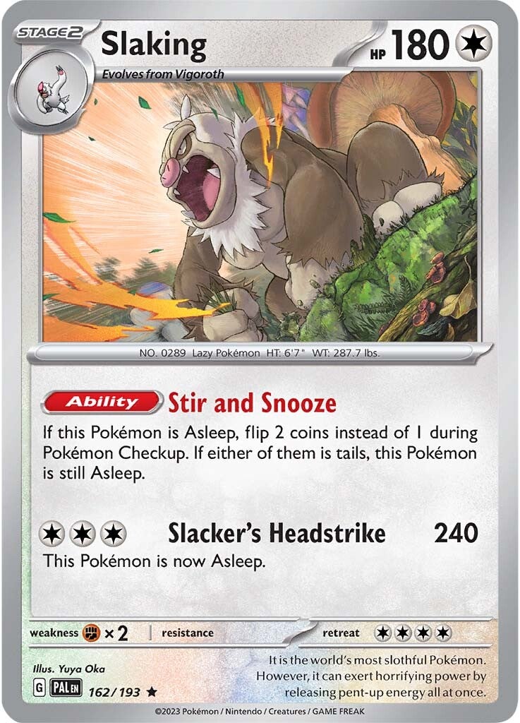 Slaking (162/193) [Scarlet & Violet: Paldea Evolved] | L.A. Mood Comics and Games