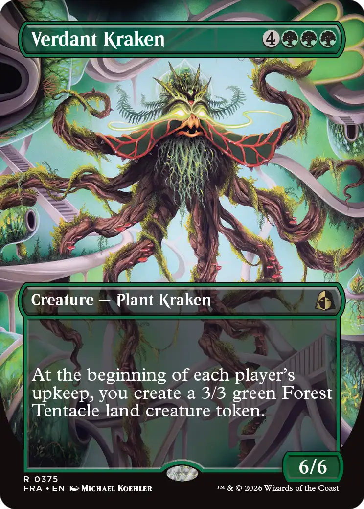 Verdant Kraken (Borderless) [Reality Fracture] | L.A. Mood Comics and Games