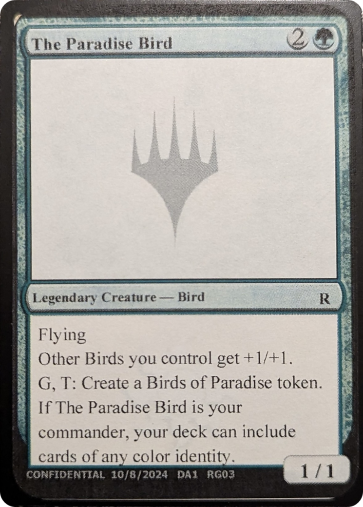 The Paradise Bird [Mystery Booster 2 Playtest Cards] | L.A. Mood Comics and Games