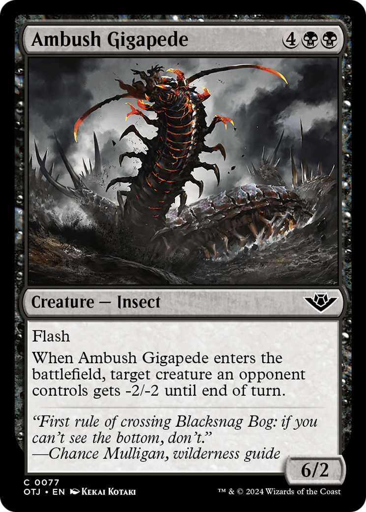 Ambush Gigapede [Outlaws of Thunder Junction] | L.A. Mood Comics and Games