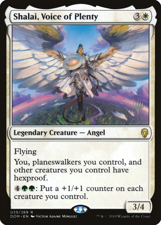Shalai, Voice of Plenty (Promo Pack) [Dominaria Promos] | L.A. Mood Comics and Games