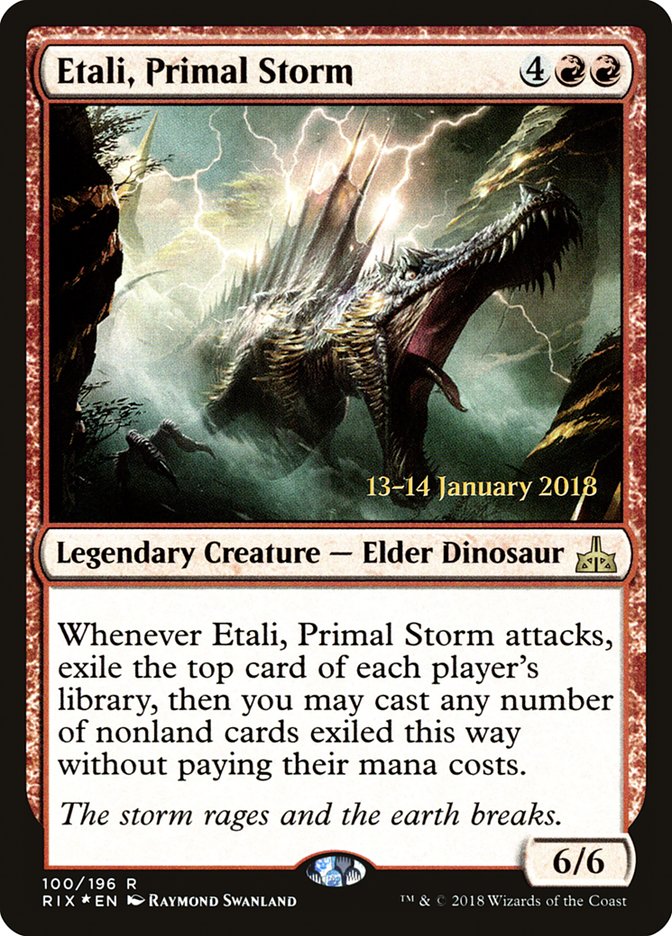 Etali, Primal Storm [Rivals of Ixalan Prerelease Promos] | L.A. Mood Comics and Games