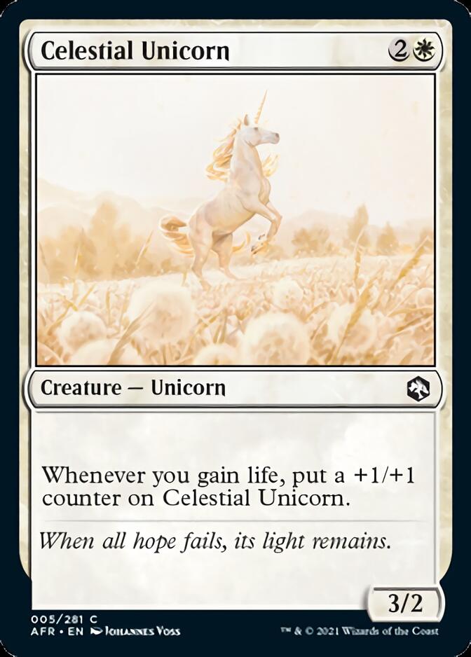 Celestial Unicorn [Dungeons & Dragons: Adventures in the Forgotten Realms] | L.A. Mood Comics and Games