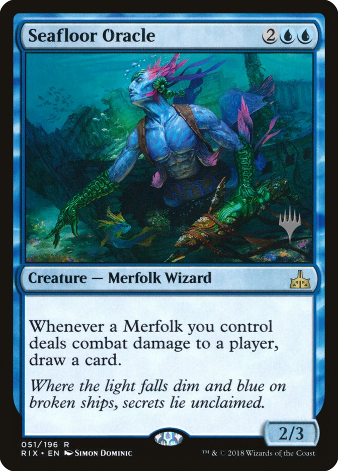 Seafloor Oracle (Promo Pack) [Rivals of Ixalan Promos] | L.A. Mood Comics and Games