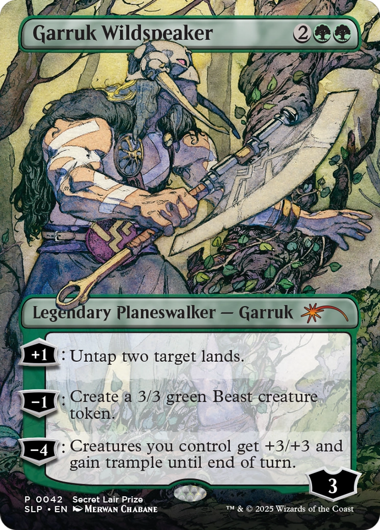 Garruk Wildspeaker [Secret Lair Showdown] | L.A. Mood Comics and Games