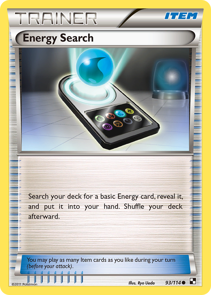 Energy Search (93/114) [Black & White: Base Set] | L.A. Mood Comics and Games