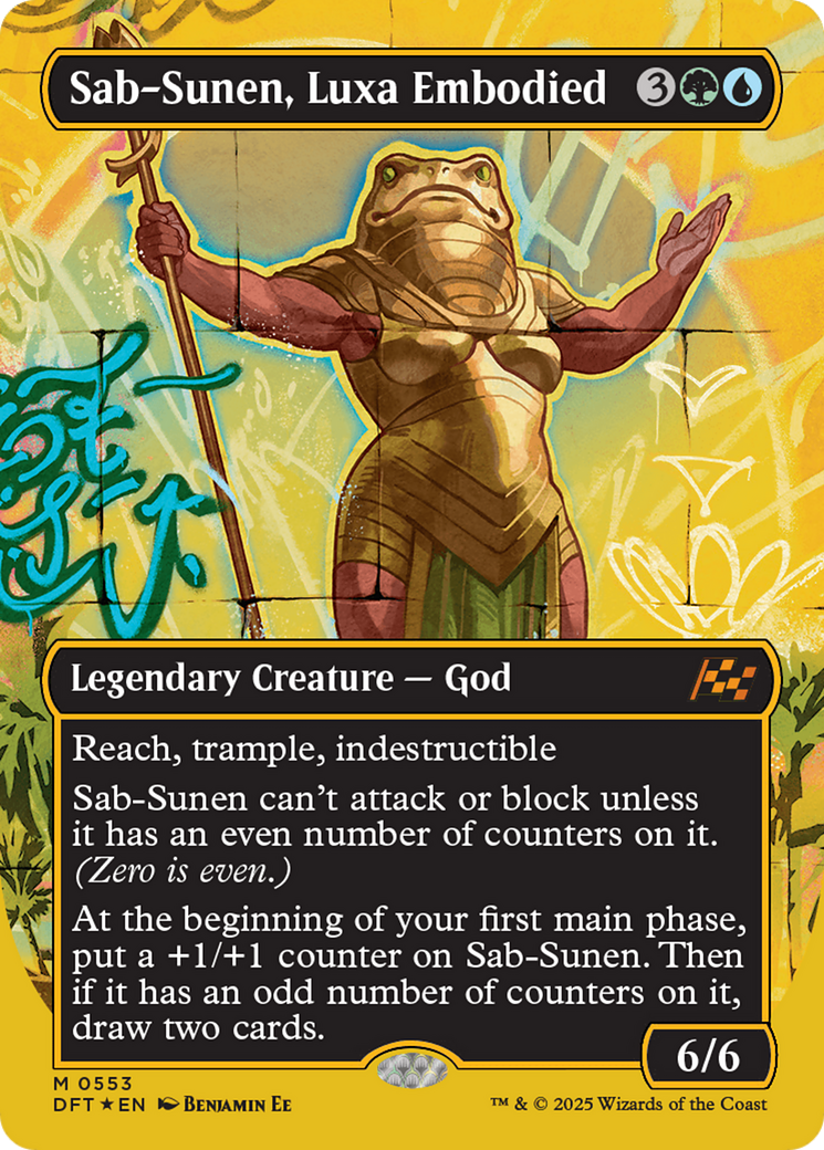 Sab-Sunen, Luxa Embodied (Borderless) (First-Place Foil) [Aetherdrift] | L.A. Mood Comics and Games