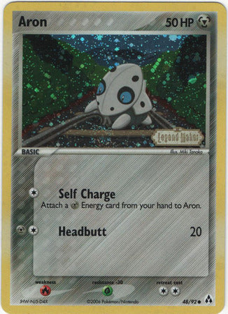Aron (48/92) (Stamped) [EX: Legend Maker] | L.A. Mood Comics and Games