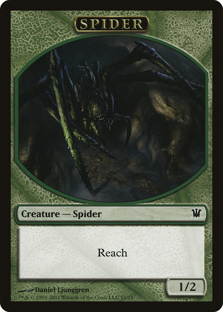 Insect // Spider Double-Sided Token [Innistrad Remastered Tokens] | L.A. Mood Comics and Games