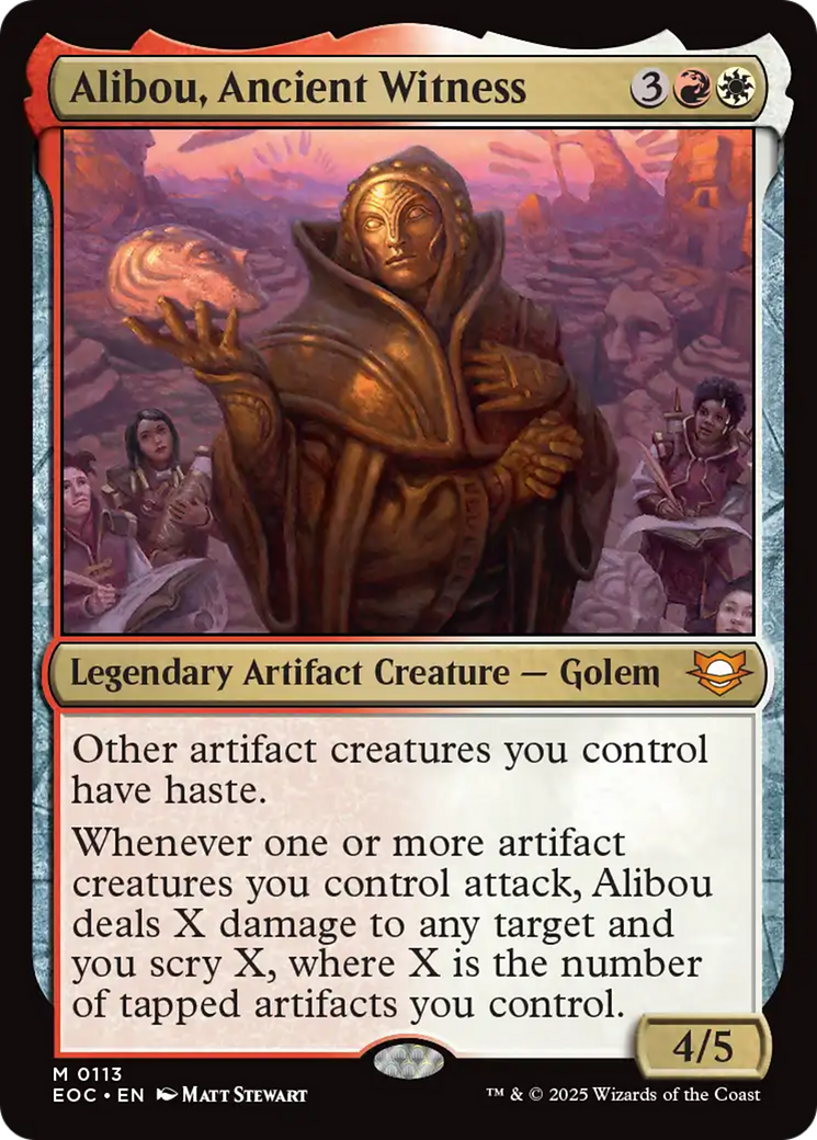 Alibou, Ancient Witness [Edge of Eternities Commander] | L.A. Mood Comics and Games
