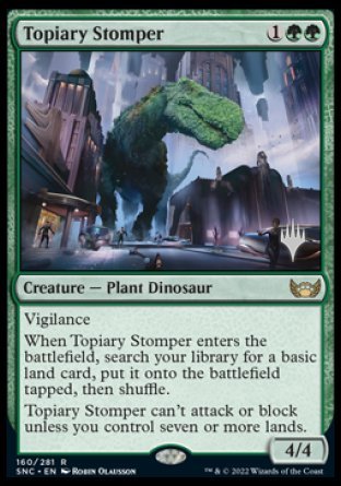 Topiary Stomper (Promo Pack) [Streets of New Capenna Promos] | L.A. Mood Comics and Games