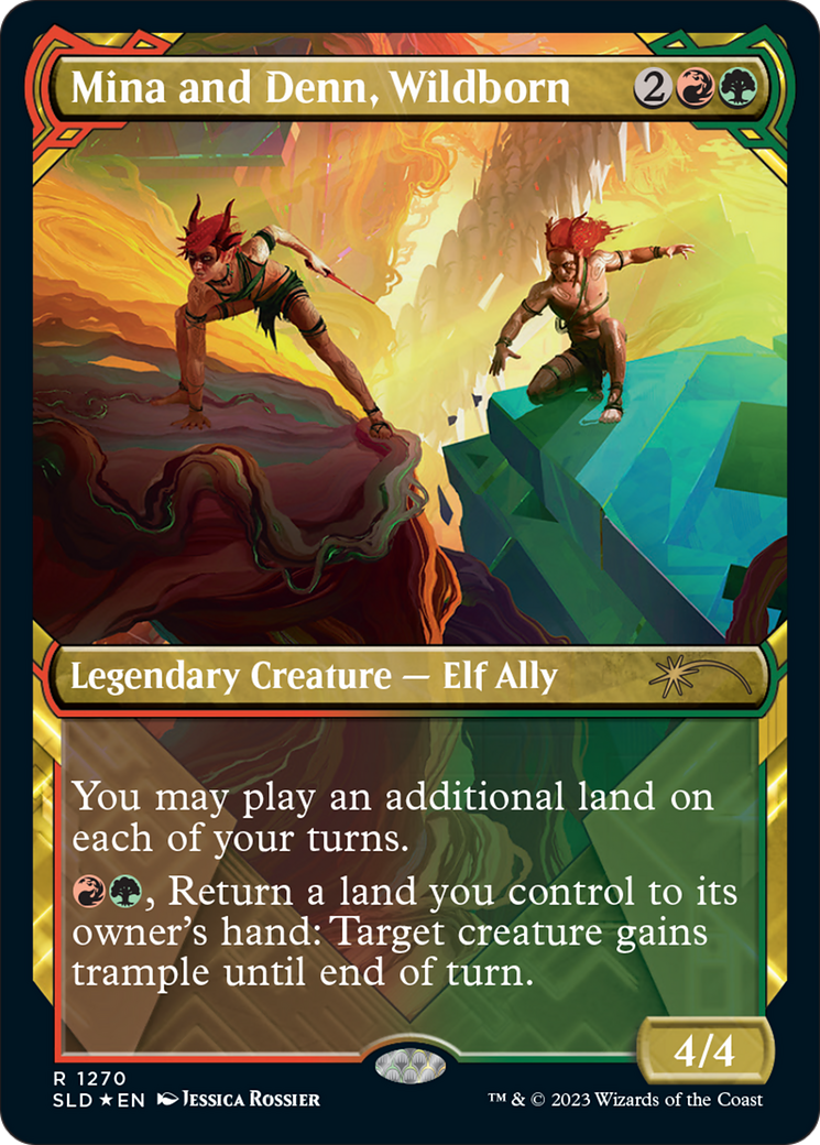 Mina and Denn, Wildborn (Halo Foil) [Secret Lair Drop Series] | L.A. Mood Comics and Games