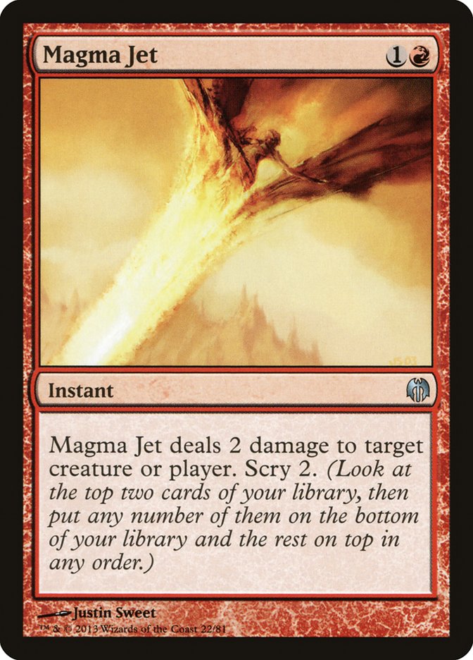 Magma Jet [Duel Decks: Heroes vs. Monsters] | L.A. Mood Comics and Games