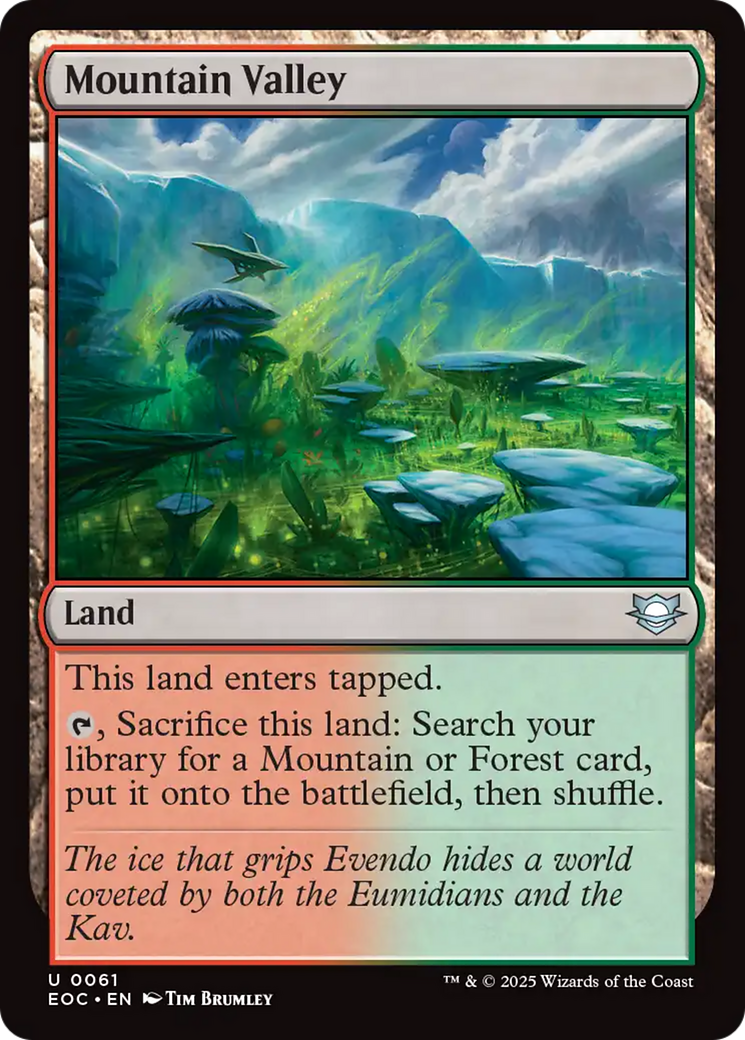 Mountain Valley [Edge of Eternities Commander] | L.A. Mood Comics and Games