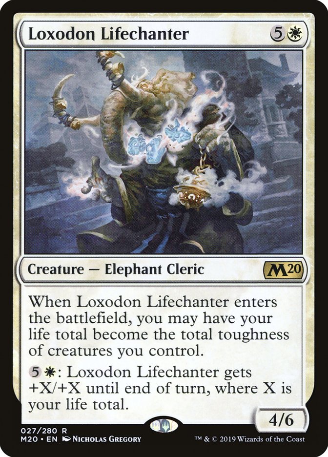Loxodon Lifechanter [Core Set 2020] | L.A. Mood Comics and Games