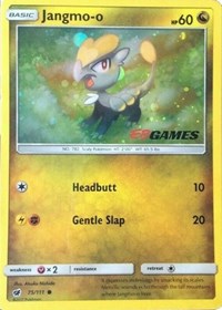 Jangmo-o (75/111) (Cosmos Holo) (EB Games Promo) [Sun & Moon: Crimson Invasion] | L.A. Mood Comics and Games