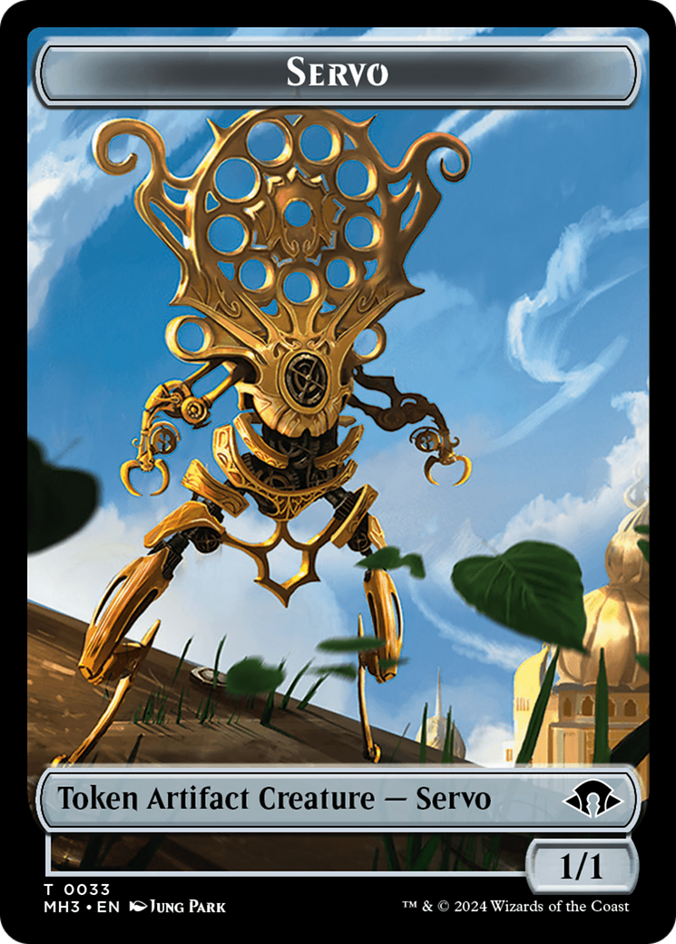 Servo // Zombie Double-Sided Token [Modern Horizons 3 Tokens] | L.A. Mood Comics and Games