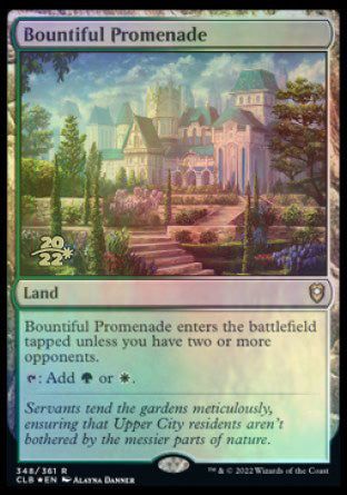 Bountiful Promenade [Commander Legends: Battle for Baldur's Gate Prerelease Promos] | L.A. Mood Comics and Games